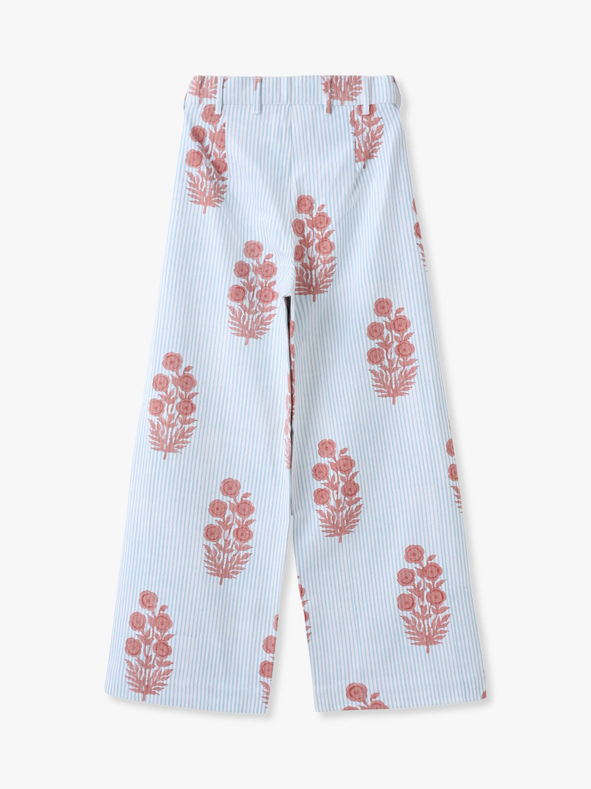 【美品】szblockprints エスゼットブロックプリントディスコパンツ リスボン ディスコパンツ｜SZ BLOCKPRINTS(エスゼット ブロック