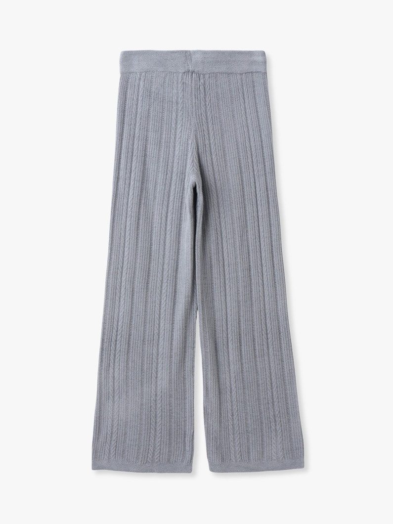 コージーシック ウルトラライト ケーブルニット アンクルパンツ 詳細画像 ivory 1