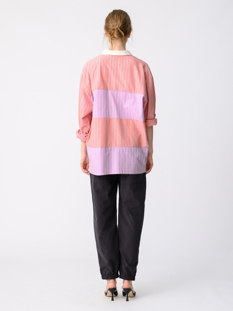 ナイロン イージーパンツ（ブラック/ネイビー） 詳細画像 black 2