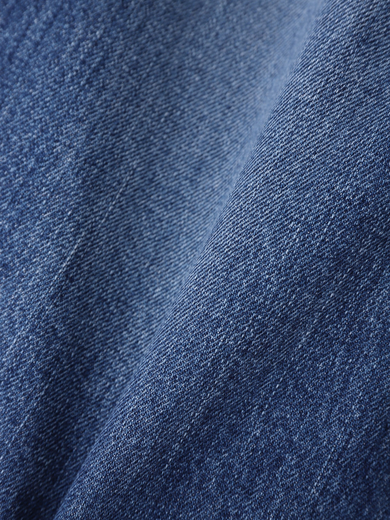 ストレート カットオフ デニムパンツ 詳細画像 blue 5