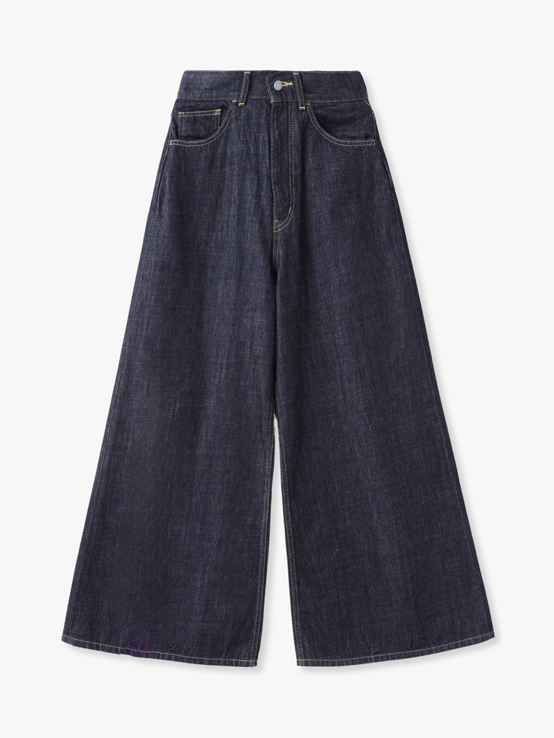 ワイド デニムパンツ（インディゴ） 詳細画像 indigo 6