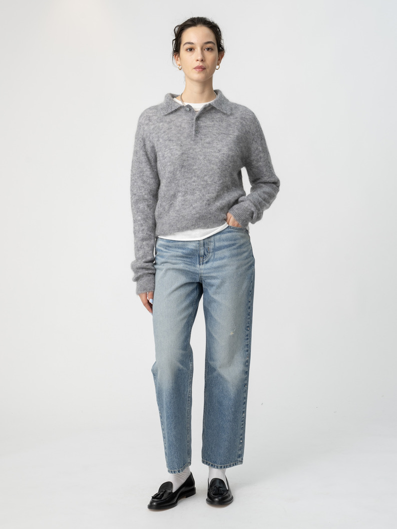 スタッズ デニムパンツ 詳細画像 blue 2