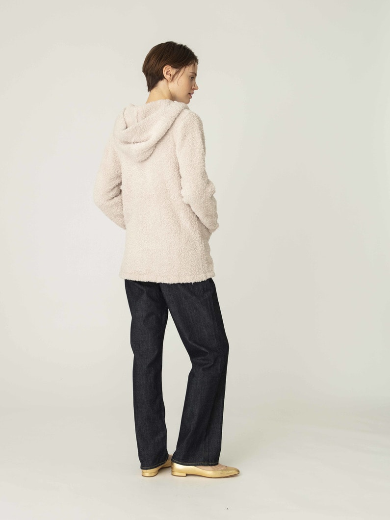 オーガニックコットン ハイウエスト デニムパンツ 詳細画像 indigo 2