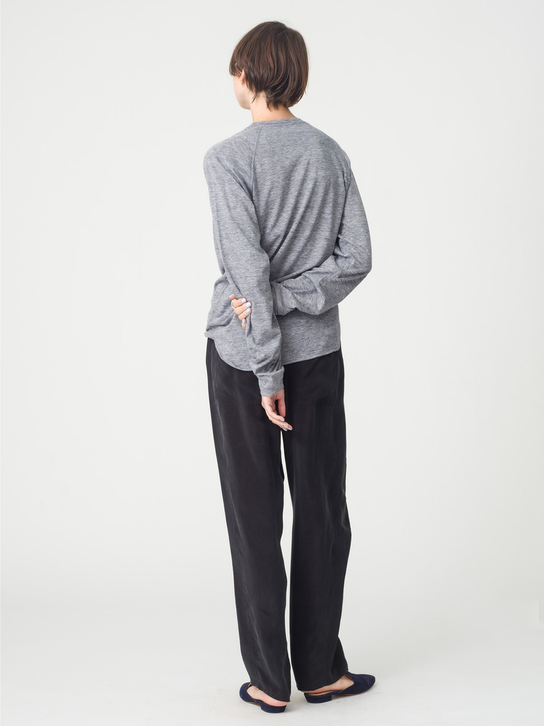 キュプラ イージーパンツ 詳細画像 black 2