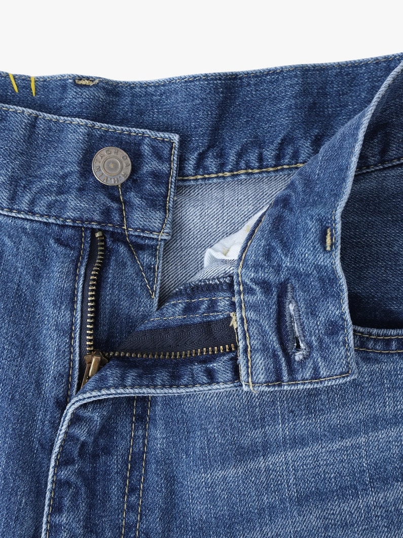 センタークリース デニム パンツ 詳細画像 blue 2