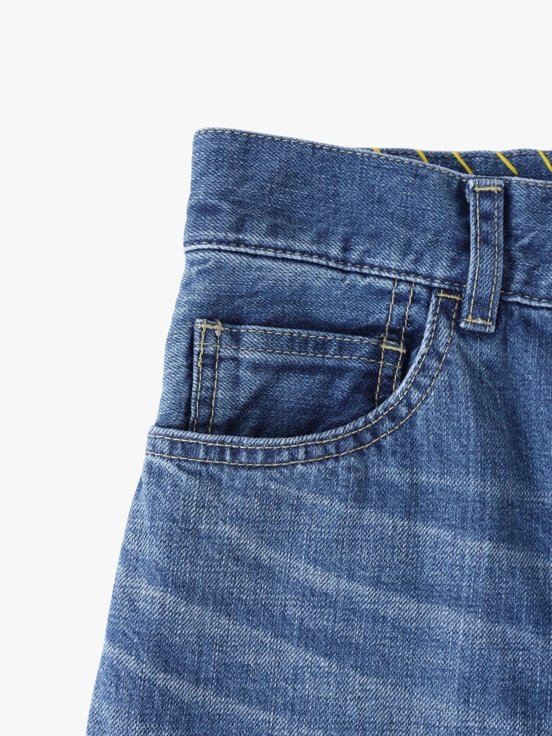 センタークリース デニム パンツ 詳細画像 blue 3