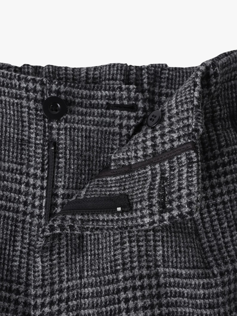 グレンチェック パンツ（チャコールグレー） 詳細画像 charcoal gray 2