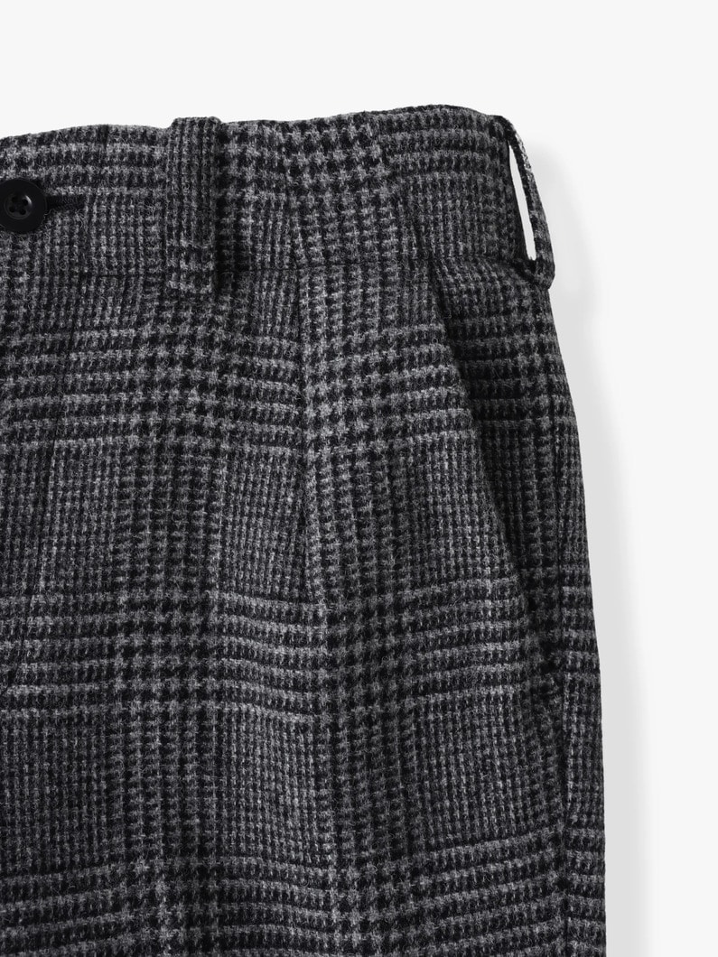 グレンチェック パンツ（チャコールグレー） 詳細画像 charcoal gray 3