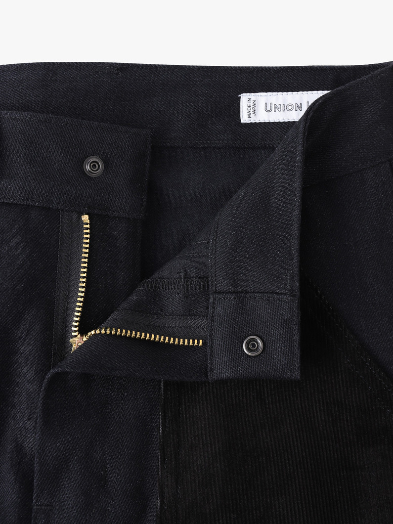 コーデュロイ ペインターデニムパンツ（ブラック） 詳細画像 black 2