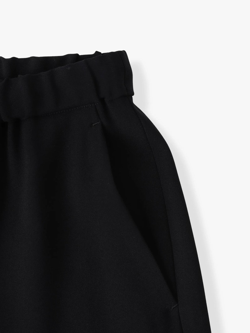 トリアセテート イージーパンツ（アイボリー/ブラック） 詳細画像 ivory 2