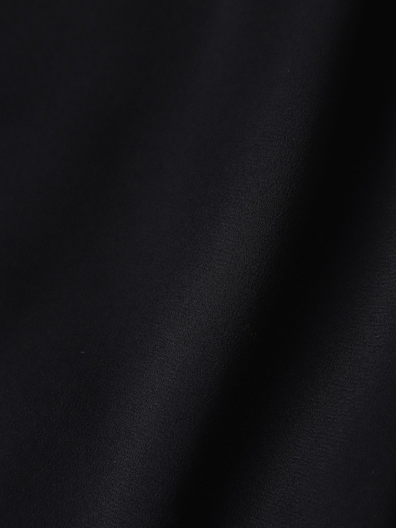 トリアセテート イージーパンツ（アイボリー/ブラック） 詳細画像 ivory 3