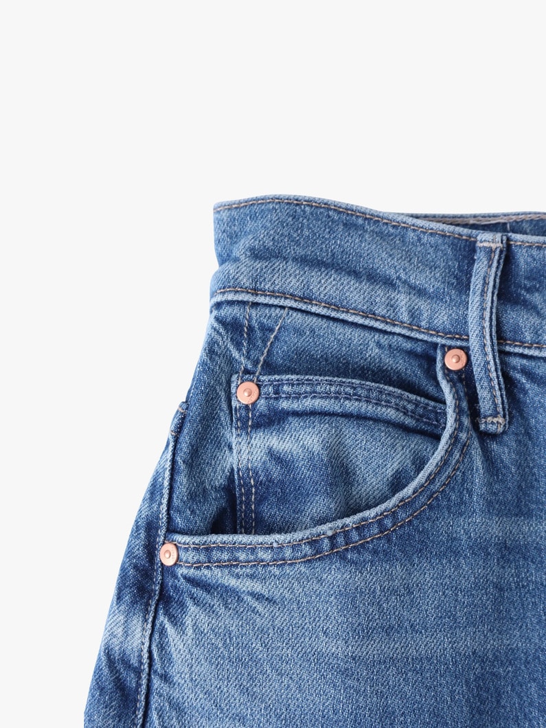 ハイウエスト トンネルビジョンスニーク デニムパンツ 詳細画像 light blue 3