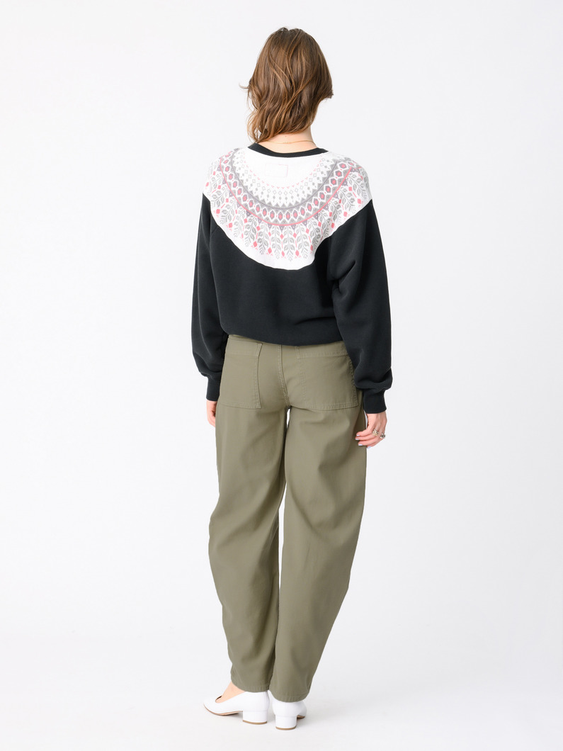 ファンガール ファティーグ フラッド パンツ（カーキ） 詳細画像 khaki 2