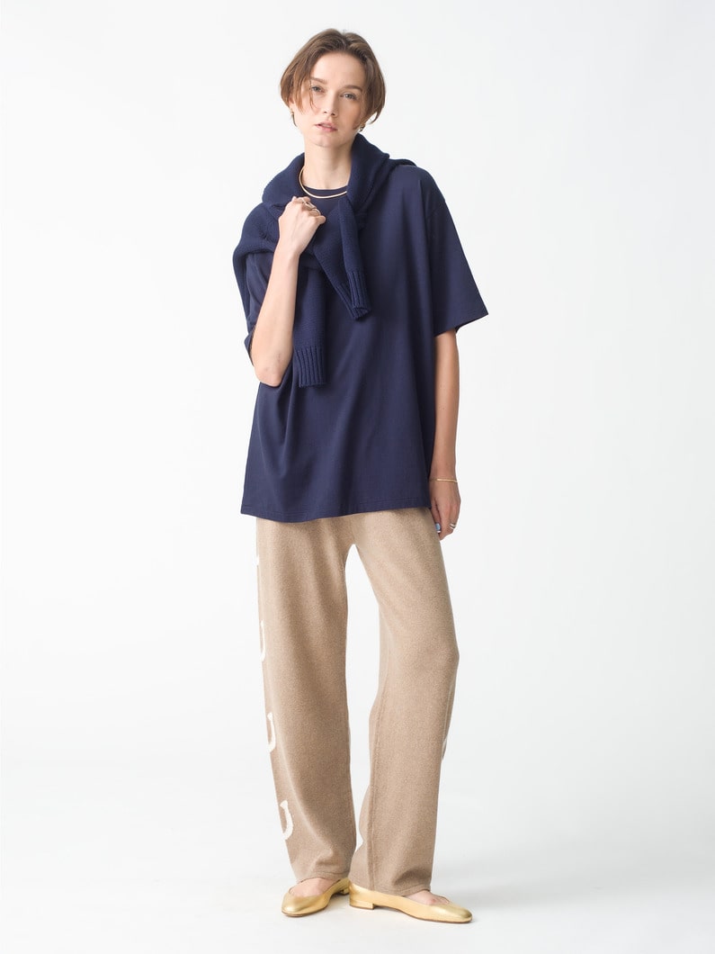 ホースシュー ニットパンツ 詳細画像 beige 2