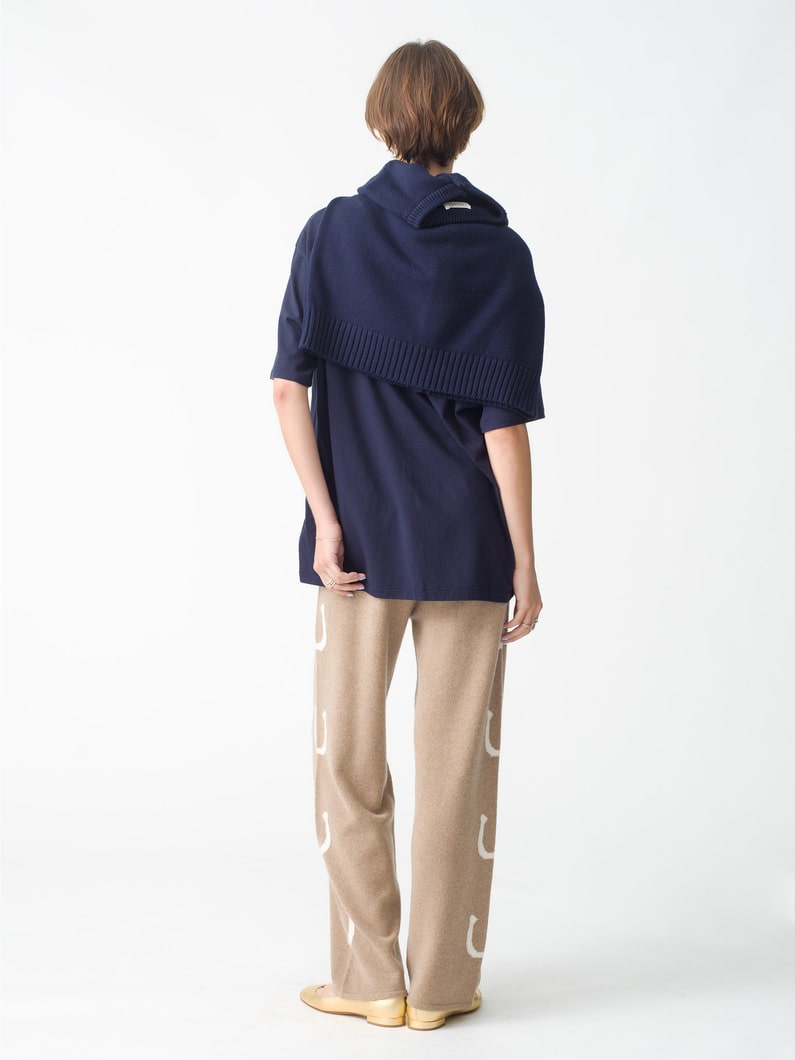 ホースシュー ニットパンツ 詳細画像 beige 3