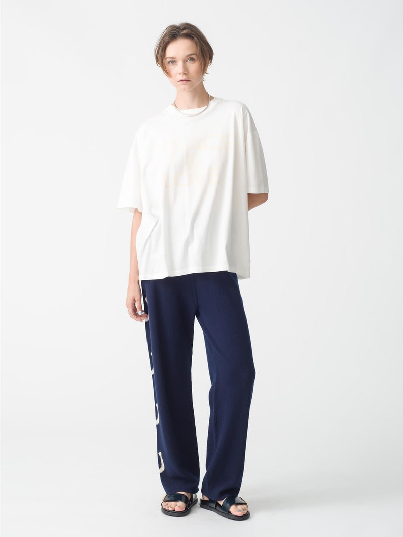 ホースシュー ニットパンツ 詳細画像 navy 2