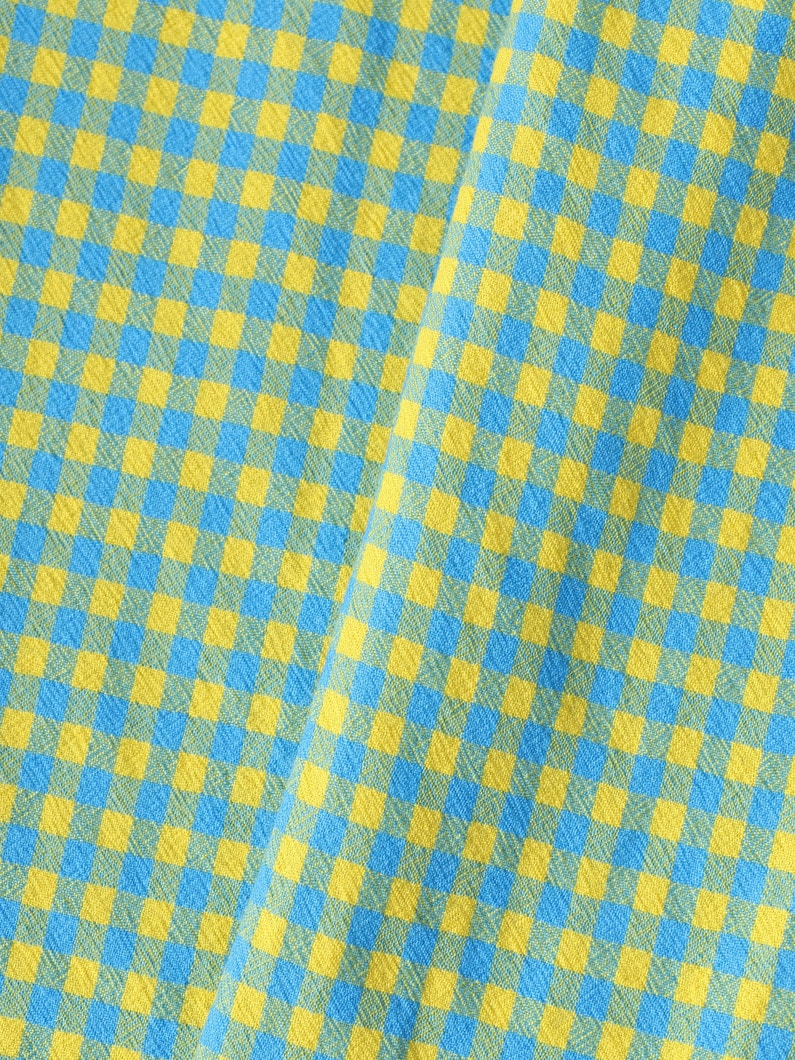 ギンガムチェック イージーパンツ 詳細画像 yellow 4