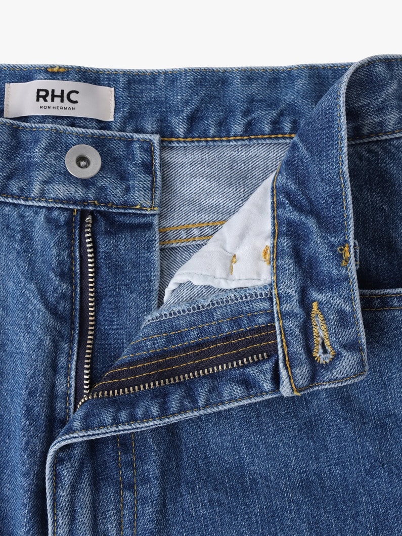 パッチ フラワー デニムパンツ 詳細画像 indigo 2