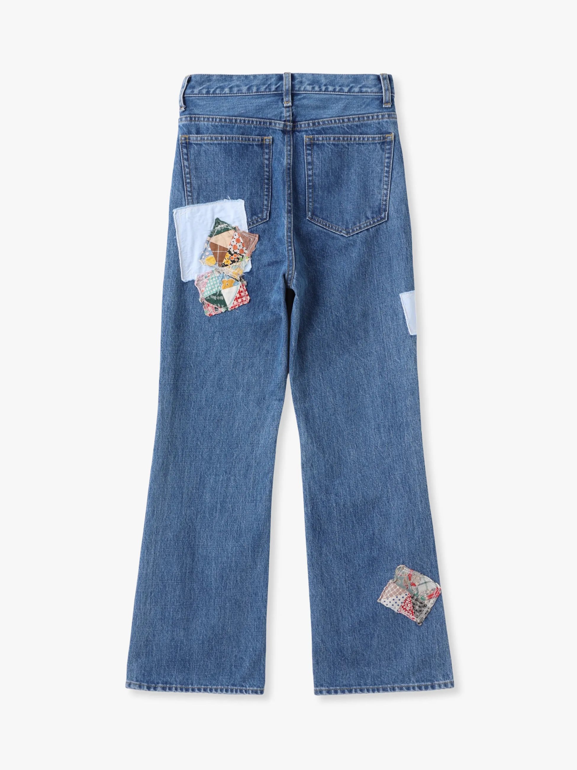 パッチ フラワー デニムパンツ｜RHC(アールエイチシー)｜Ron Herman