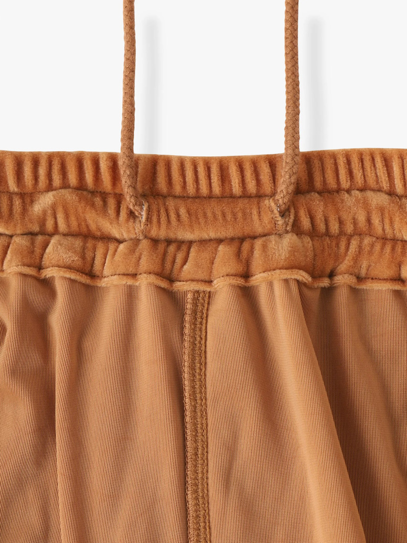 ベロア イージーパンツ（ブラウン/ライトグリーン） 詳細画像 brown 2