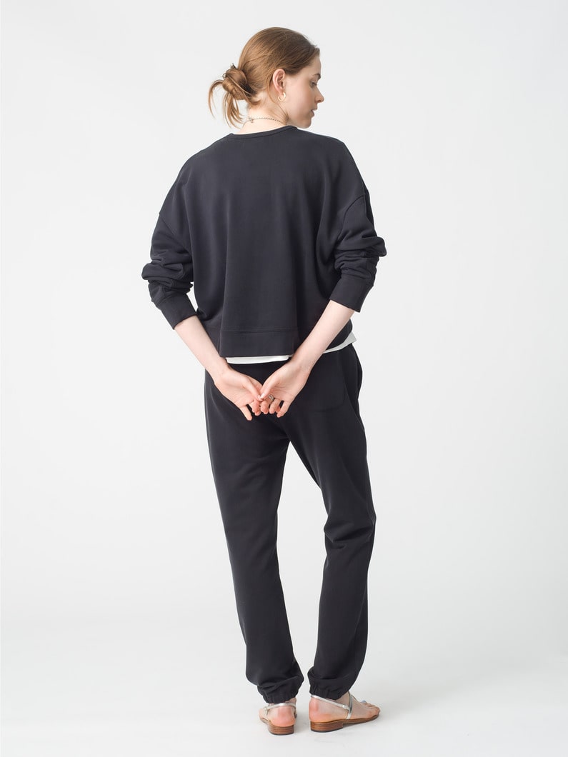 コットンキュプラ イージーパンツ 詳細画像 black 2