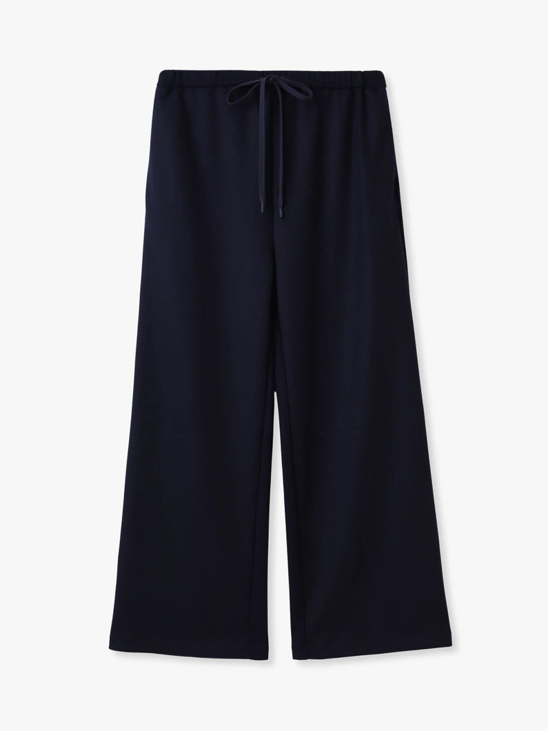 ウール ストレート イージーパンツ 詳細画像 navy 4