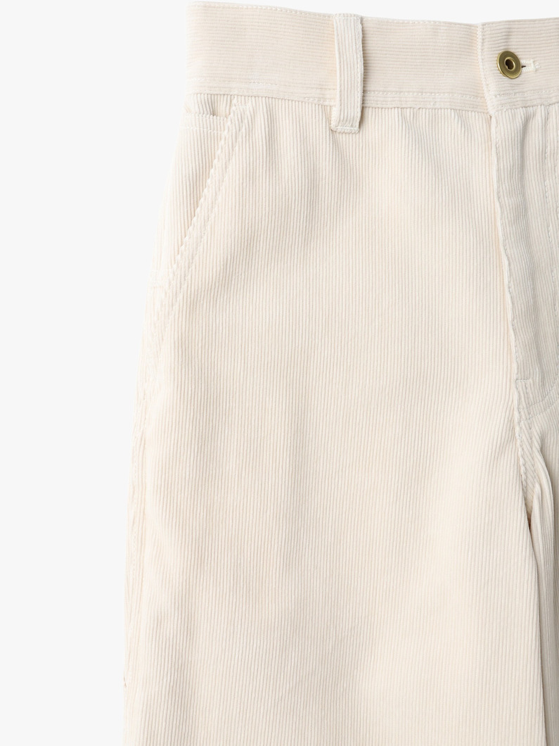 コーデュロイ ワーク パンツ（アイボリー/ピンク） 詳細画像 pink 3