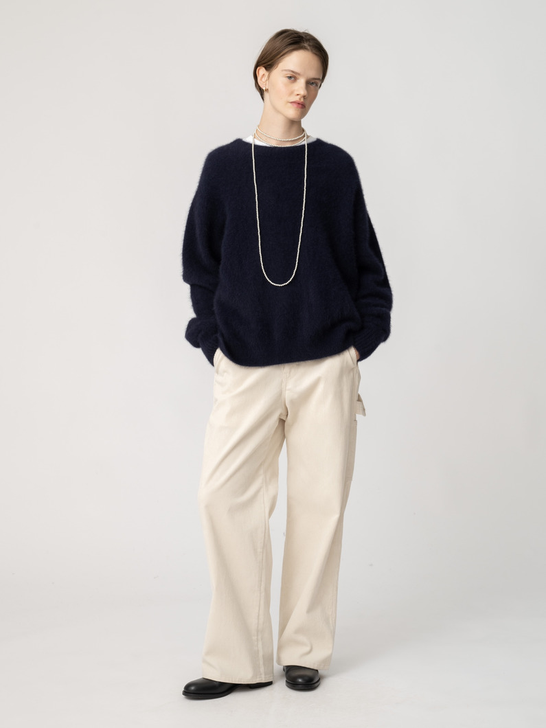 コーデュロイ ワーク パンツ（アイボリー/ピンク） 詳細画像 ivory 3