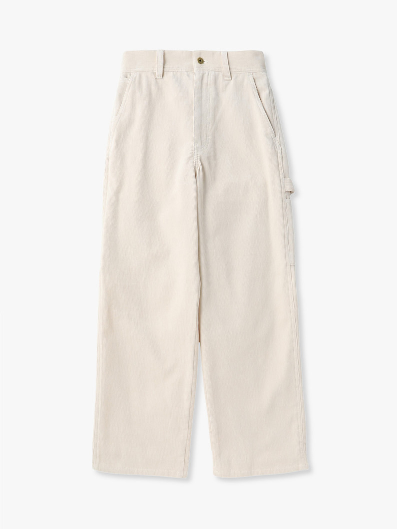 コーデュロイ ワーク パンツ（アイボリー/ピンク） 詳細画像 ivory 6
