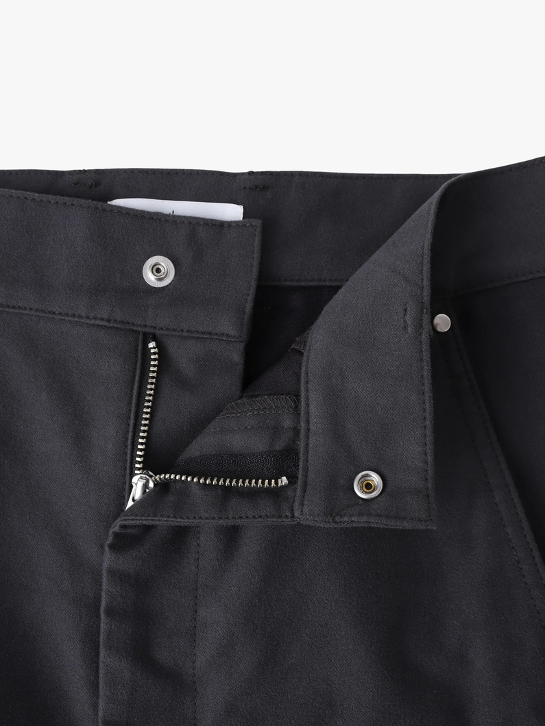 オーガニックコットン スウェードライク テーパードパンツ 詳細画像 beige 2