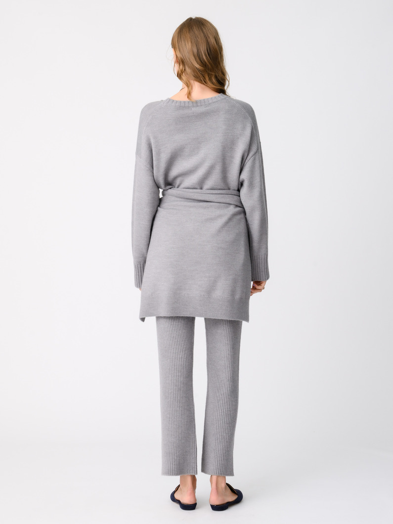 リブニット パンツ（アイボリー/グレー）｜Ron Herman(ロン