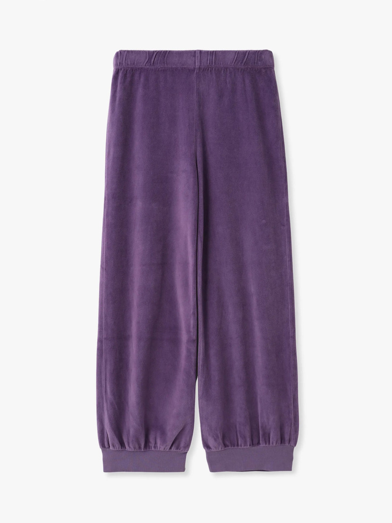 トスク ハイウエスト ハーレムパンツ（バーガンディ/グレー/ブラック/パープル） 詳細画像 purple 4