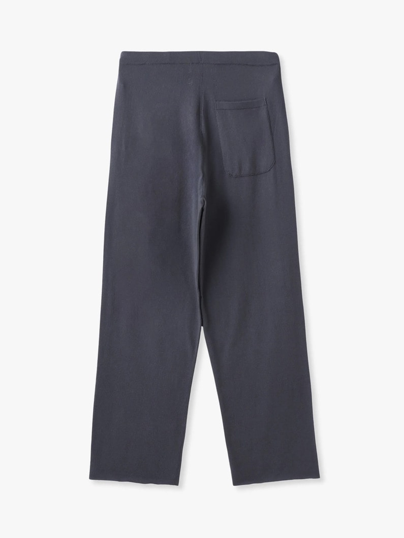 リラックス コットンカシミア パンツ（オフホワイト/ダークグリーン/ネイビー） 詳細画像 dark green 1