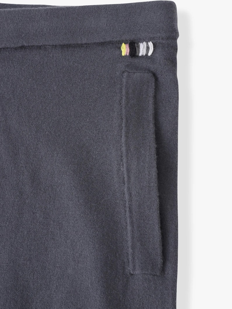 リラックス コットンカシミア パンツ（オフホワイト/ダークグリーン/ネイビー） 詳細画像 dark green 3