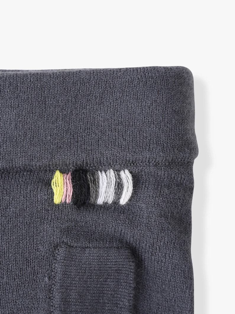 リラックス コットンカシミア パンツ（オフホワイト/ダークグリーン/ネイビー） 詳細画像 dark green 4