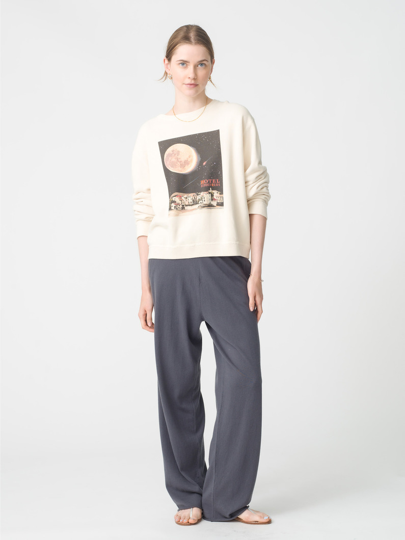 リラックス コットンカシミア パンツ（オフホワイト/ダークグリーン/ネイビー） 詳細画像 dark green 5