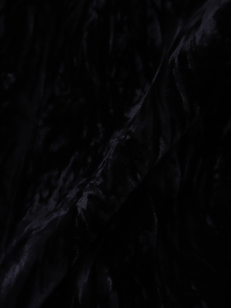 エリン ベルベット イージーパンツ 詳細画像 black 2