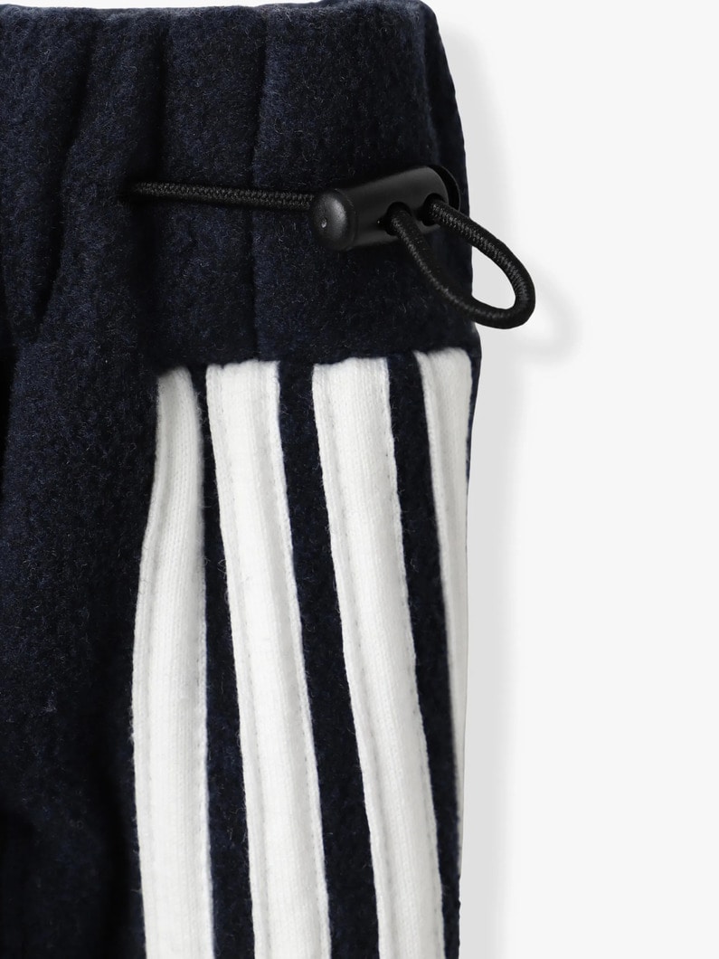 フリース ルーズフィット トラックパンツ（ネイビー/オートミール） 詳細画像 navy 2