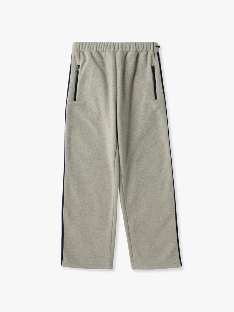 フリース ルーズフィット トラックパンツ（ネイビー/オートミール） 詳細画像 oatmeal