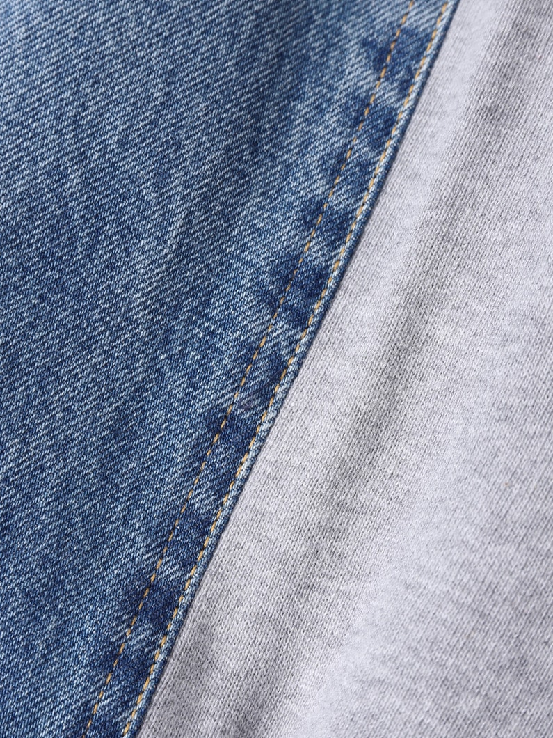 ハイブリッド スウェット デニムパンツ 詳細画像 blue 5