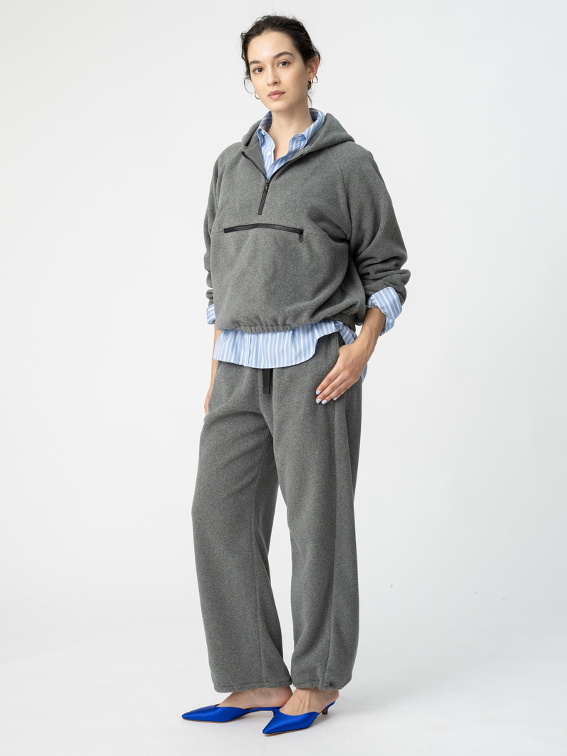 フリース パンツ（グレー/ネイビー） 詳細画像 gray 1