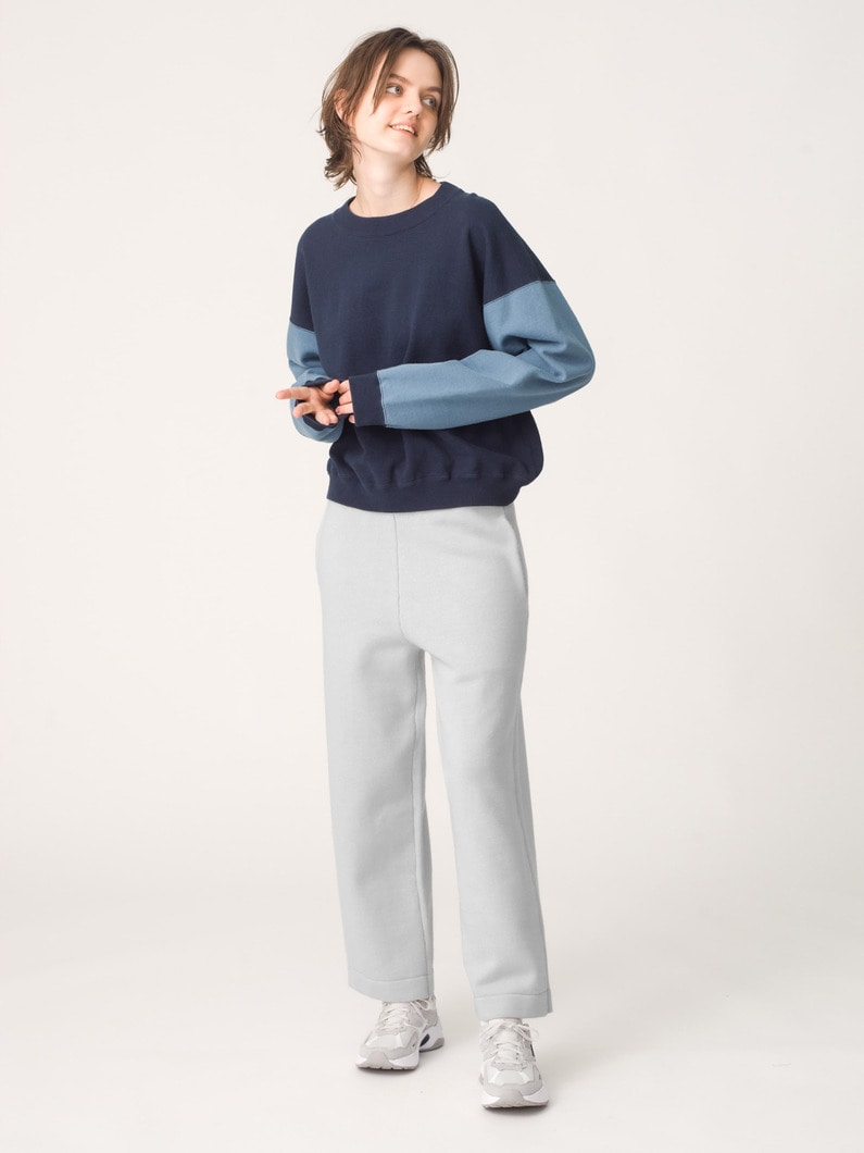 ノア パンツ（ライトブルー/チャコールグレー/オートミール） 詳細画像 oatmeal