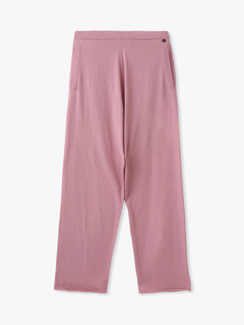 リラックス コットンカシミア パンツ（グレー/ダークブラウン/ライトピンク） 詳細画像 light pink 1