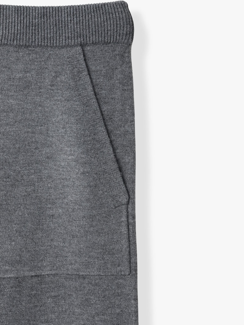 ニット ジョガーパンツ（ベージュ/グレー） 詳細画像 beige 2