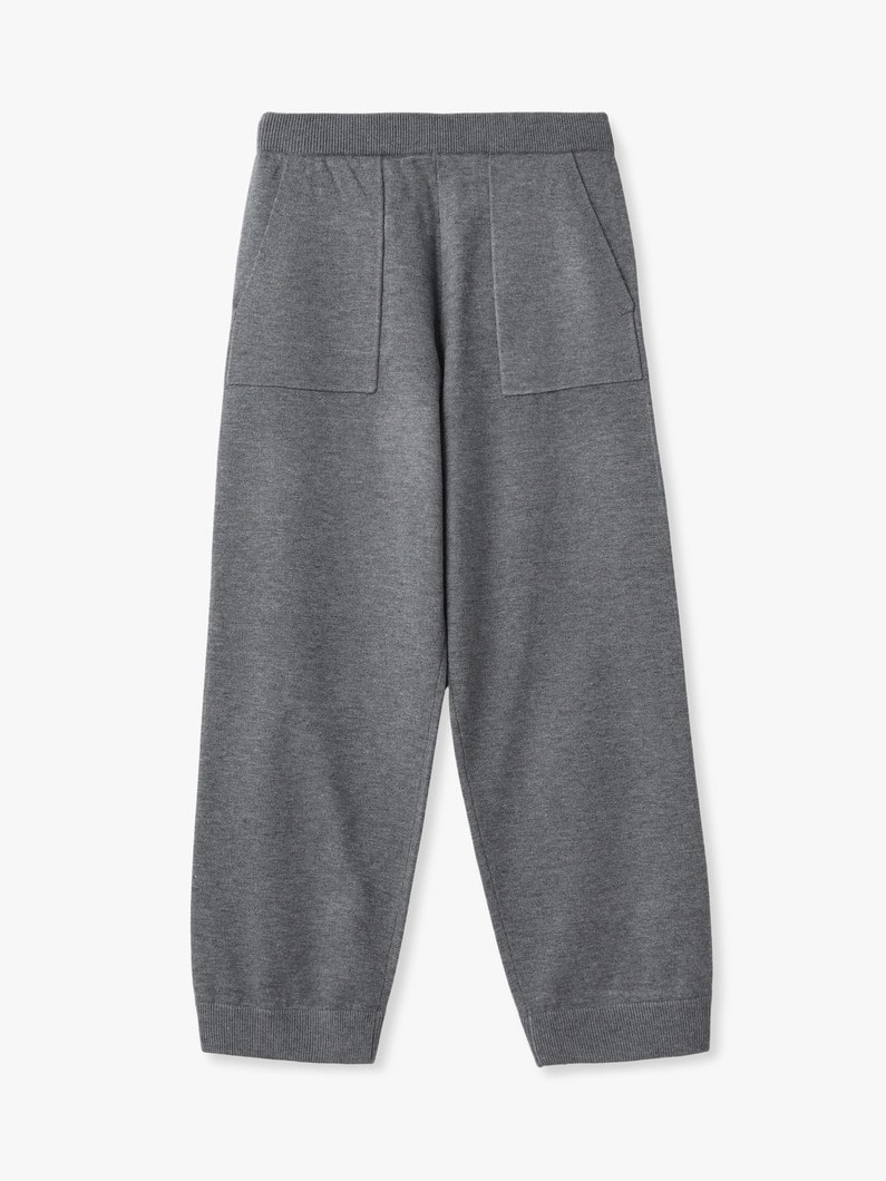 ニット ジョガーパンツ（ベージュ/グレー） 詳細画像 gray 3
