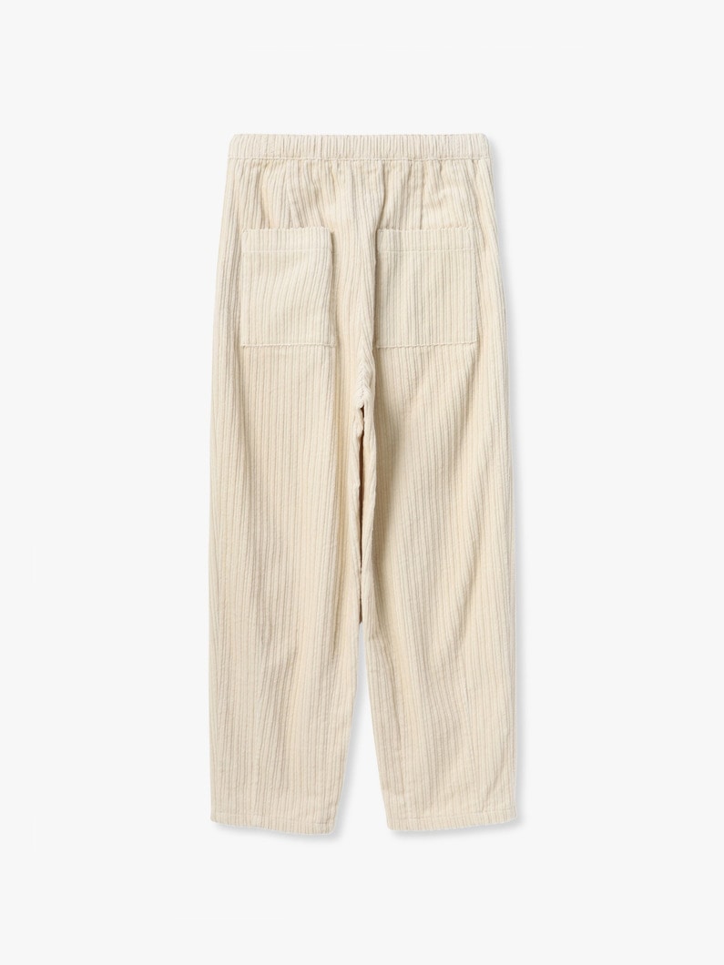 コーデュロイ タックパンツ 詳細画像 ivory 1