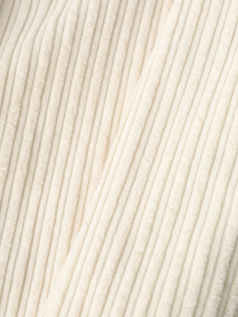 コーデュロイ タックパンツ 詳細画像 ivory 4