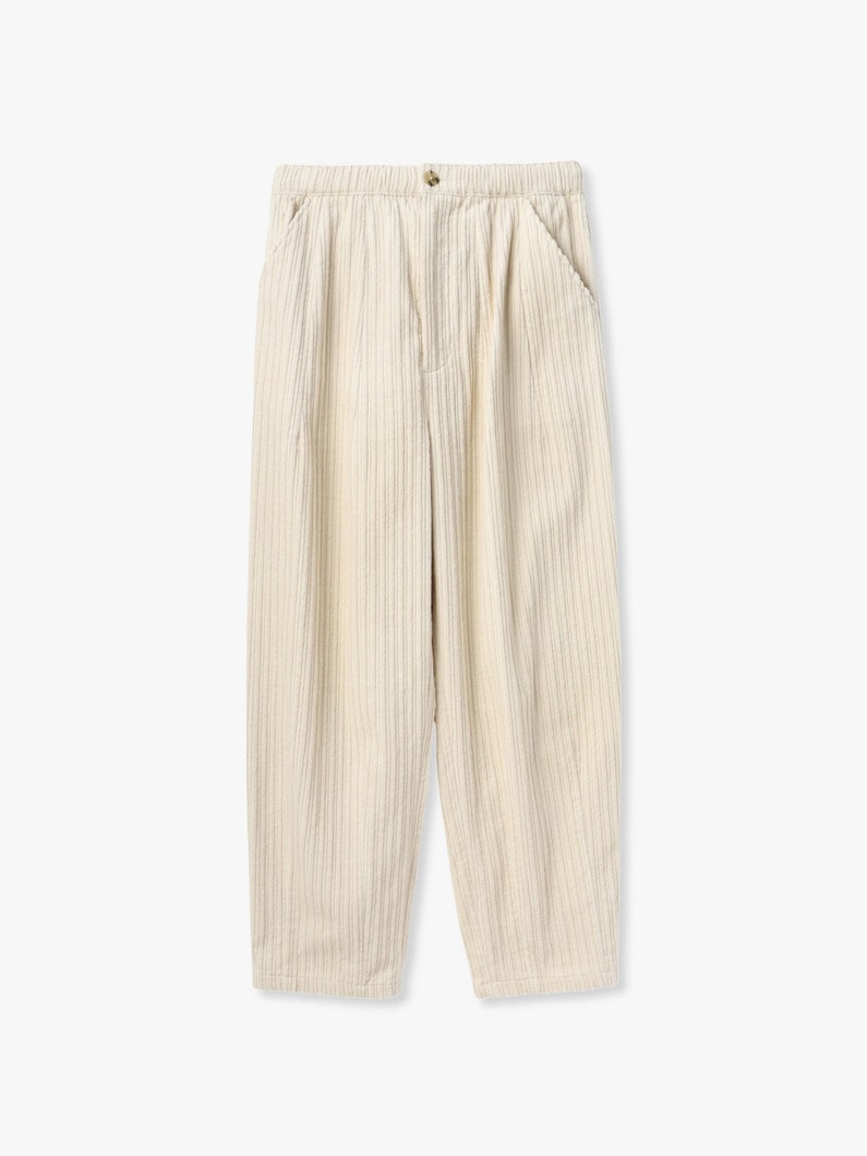 コーデュロイ タックパンツ 詳細画像 ivory 6