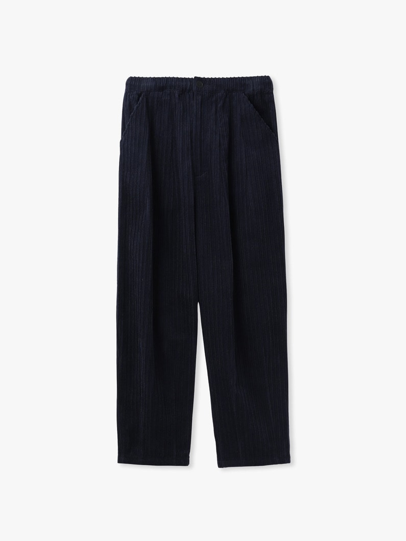 コーデュロイ タックパンツ 詳細画像 navy 3
