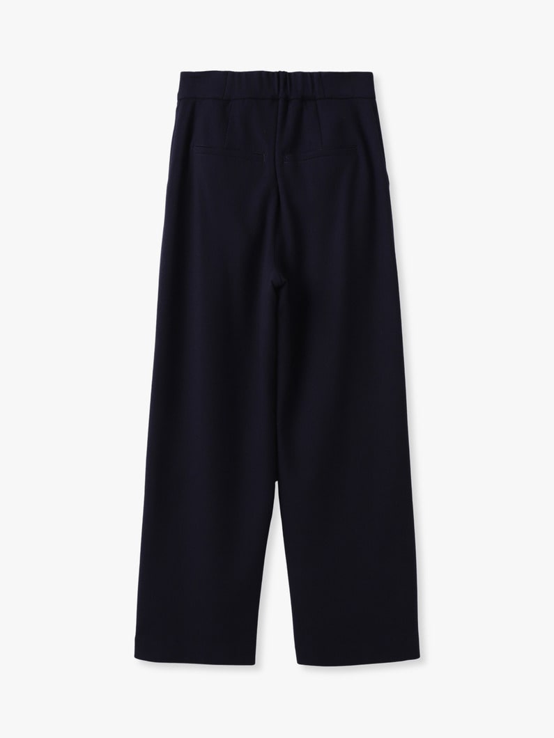 ウール タックパンツ（レッド/ネイビー) 詳細画像 navy 1